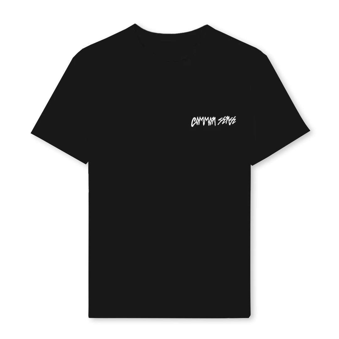 CMMN SNZ "BLACK ESSENTIAL" TEE