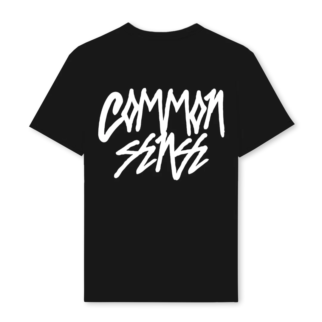 CMMN SNZ "BLACK ESSENTIAL" TEE