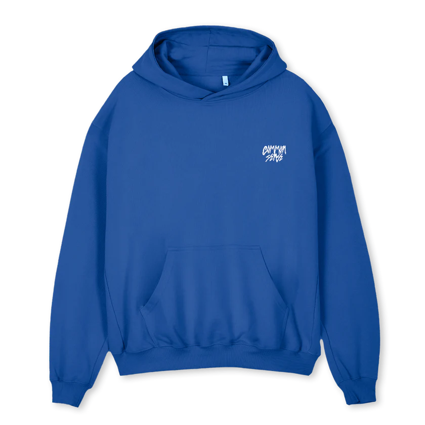 CMMN SNZ "BLUE SMILEY" HOODIE